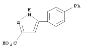 5-(4-phenylphenyl)-1H-pyrazole-3-carboxylic acid